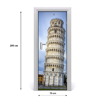 Selbstklebendes wandbild an der wand Der schiefe turm von pisa