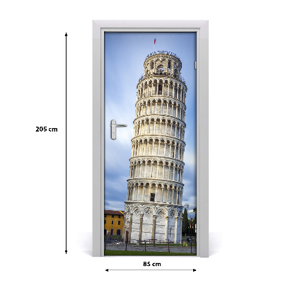 Selbstklebendes wandbild an der wand Der schiefe turm von pisa