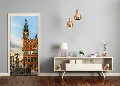 Selbstklebendes wandbild an der wand Gdańsk polen