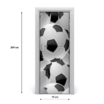 Selbstklebendes wandbild an der wand Fußball