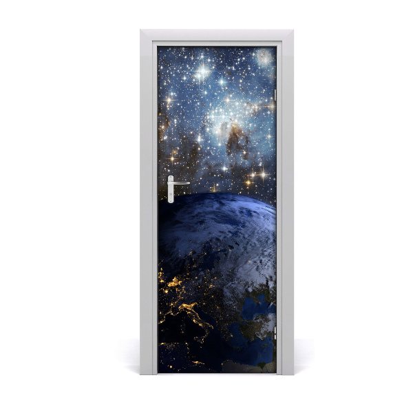 Selbstklebendes wandbild an der wand Planet erde