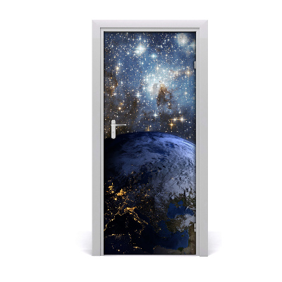 Selbstklebendes wandbild an der wand Planet erde