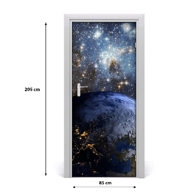 Selbstklebendes wandbild an der wand Planet erde