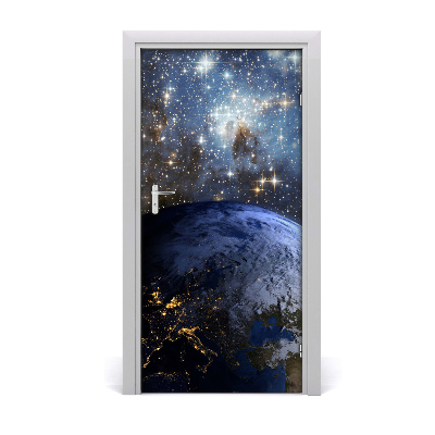 Selbstklebendes wandbild an der wand Planet erde