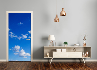 Selbstklebendes wandbild an der wand Wolken im himmel