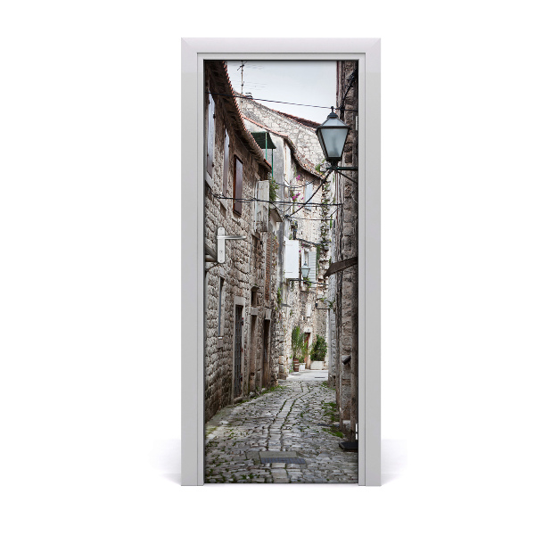 Selbstklebendes wandbild an der wand Gasse kroatien