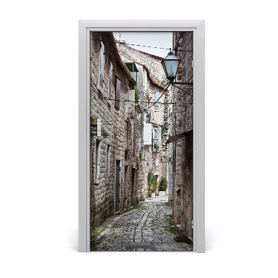 Selbstklebendes wandbild an der wand Gasse kroatien