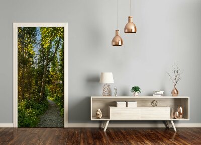 Selbstklebendes wandbild an der wand Der weg in den wald