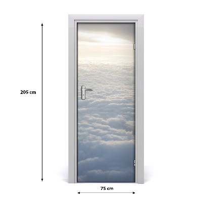Selbstklebendes wandbild an der wand Flug über den wolken