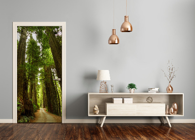 Selbstklebendes wandbild an der wand Der weg in den wald