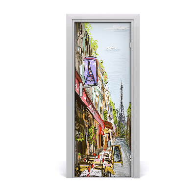 Selbstklebendes wandbild an der wand Eiffelturm
