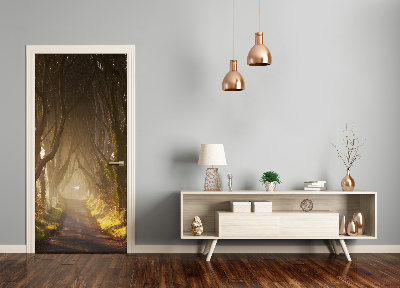 Selbstklebendes wandbild an der wand Der weg in den wald