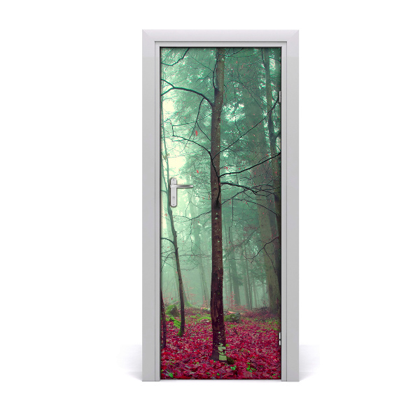 Selbstklebendes wandbild an der wand Wald im herbst