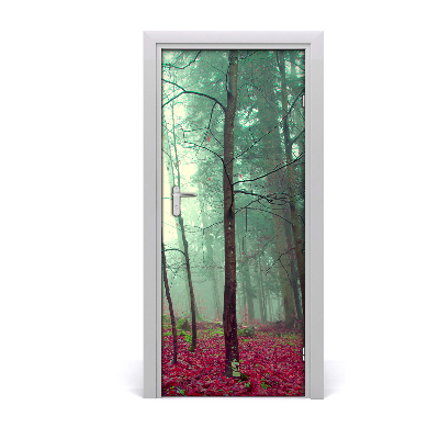 Selbstklebendes wandbild an der wand Wald im herbst