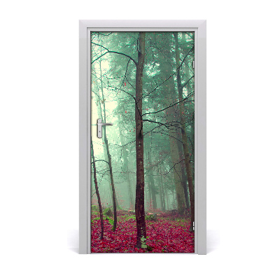 Selbstklebendes wandbild an der wand Wald im herbst