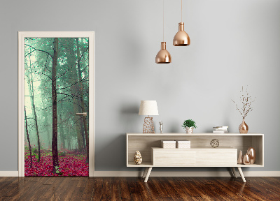 Selbstklebendes wandbild an der wand Wald im herbst