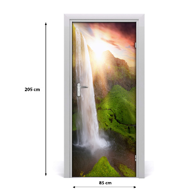 Selbstklebendes wandbild an der wand Landschaft wasserfall