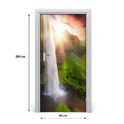 Selbstklebendes wandbild an der wand Landschaft wasserfall