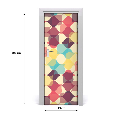 Selbstklebendes wandbild an der wand Geometrischer hintergrund