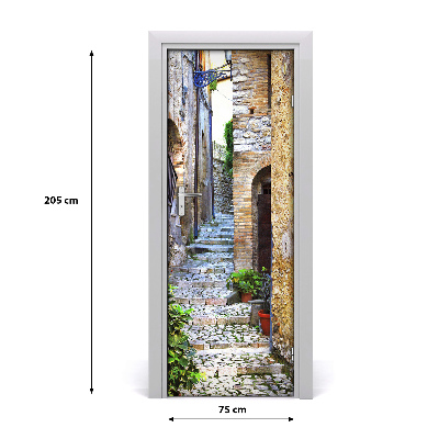 Selbstklebendes wandbild an der wand Italienische straßen