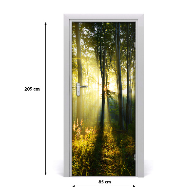 Selbstklebendes wandbild an der wand Waldlandschaft