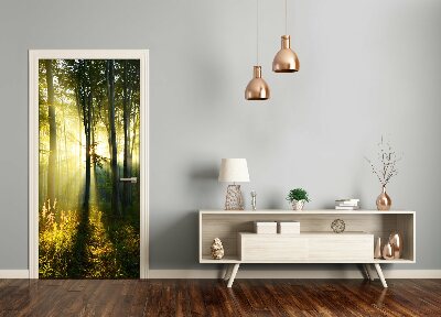 Selbstklebendes wandbild an der wand Waldlandschaft