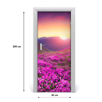 Selbstklebendes wandbild an der wand Berg rhododendron