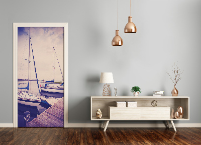 Selbstklebendes wandbild an der wand Yachten