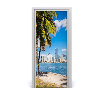 Selbstklebendes wandbild an der wand Miami nach hause