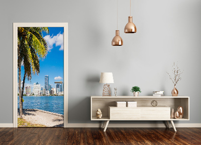 Selbstklebendes wandbild an der wand Miami nach hause