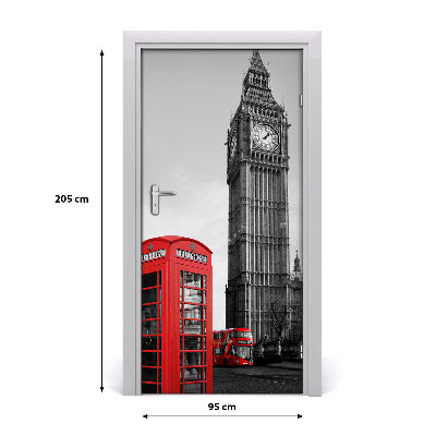 Selbstklebendes wandbild an der wand Big ben, london