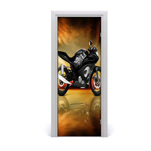 Selbstklebendes wandbild an der wand Motorrad-sport