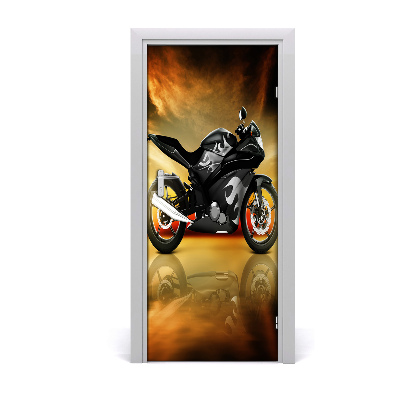 Selbstklebendes wandbild an der wand Motorrad-sport