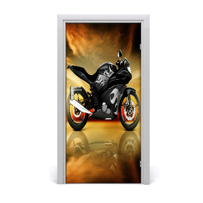 Selbstklebendes wandbild an der wand Motorrad-sport