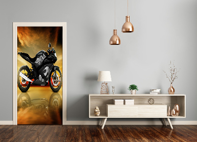 Selbstklebendes wandbild an der wand Motorrad-sport