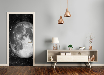 Selbstklebendes wandbild an der wand Mond