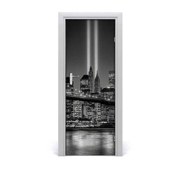 Selbstklebendes wandbild an der wand Manhattan new york city