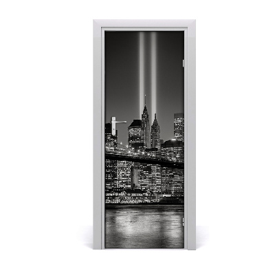 Selbstklebendes wandbild an der wand Manhattan new york city