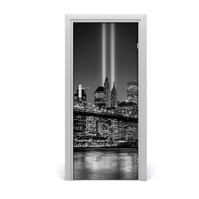 Selbstklebendes wandbild an der wand Manhattan new york city