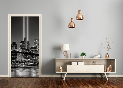 Selbstklebendes wandbild an der wand Manhattan new york city