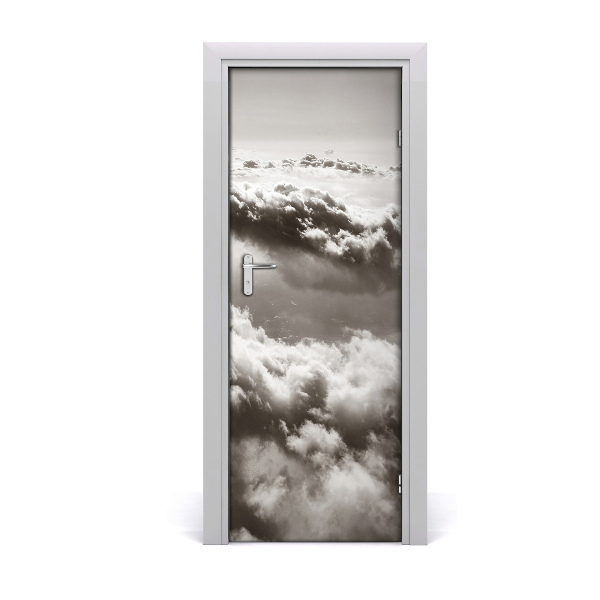 Selbstklebendes wandbild an der wand Flug über den wolken