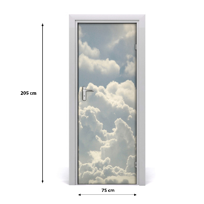 Selbstklebendes wandbild an der wand Landschaften wolken