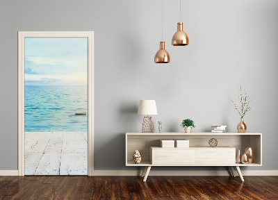 Selbstklebendes wandbild an der wand Tropischer strand