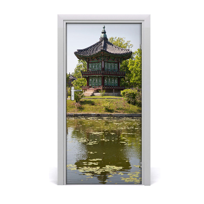 Selbstklebendes wandbild an der wand Japanischer park