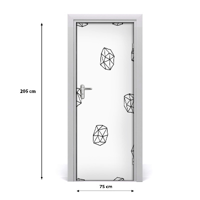 Selbstklebendes wandbild an der wand Abstraktes muster