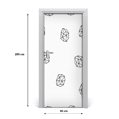 Selbstklebendes wandbild an der wand Abstraktes muster