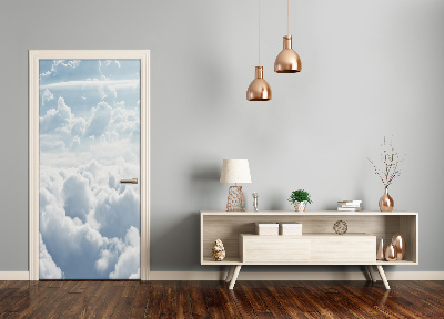 Selbstklebendes wandbild an der wand Flug über den wolken