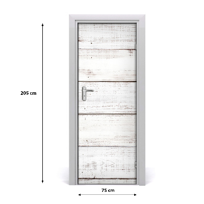 Selbstklebendes wandbild an der wand Holzwand