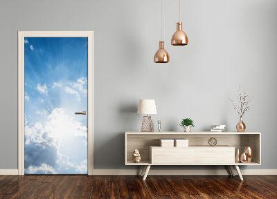 Selbstklebendes wandbild an der wand Wolken im himmel