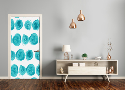 Selbstklebendes wandbild an der wand Zuhause dots